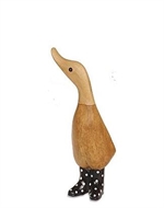 edo - and med sorte gummistøvler højde 18 cm - Fransenhome